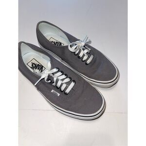 Vans Shoes Mens 86.5 Womens 8 Off The Wall‎ Casual Lace Up Sneakers 721356 Grey